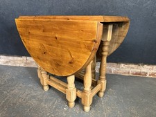 Vintage Pine Dining Table, Drop Leaf, Kitchen Table, Seats 4.