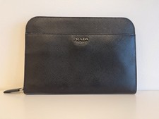 prada clutch bag men leather