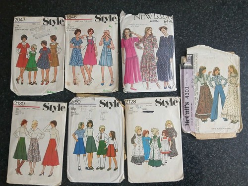 Vintage sewing patterns - sewing, lot