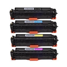 4 Toner Cartridge For HP LaserJet Pro 300 Color, M351a 300 MFP M375nw. 400 Color