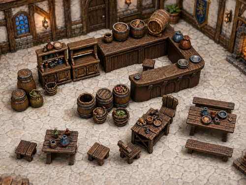 32mm tavern furniture - tavern,