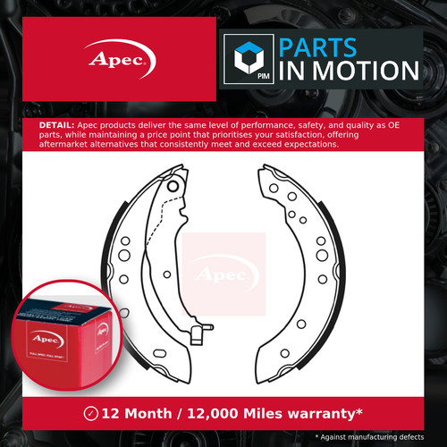 Brake shoes set fits - shoes,