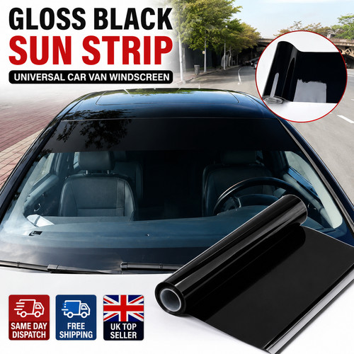 Gloss black sun - gloss, strip