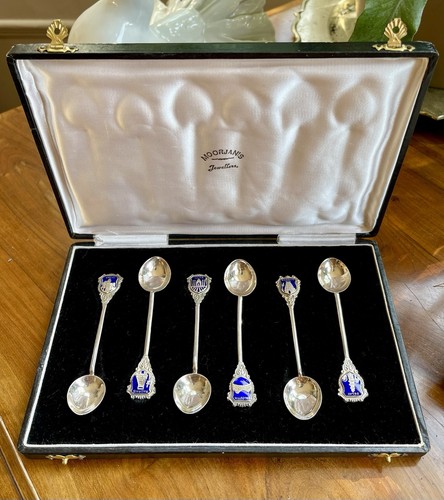 Antique sterling silver enamel - sterling,