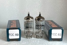 2 x NOS tubes  Brimar ECC83 12AX7 matched pair UK tubes