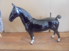 Beswick Hackney Horse Black Magic of Nork Rare Black Gloss  Model 1361