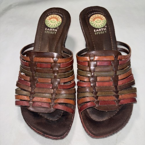 Earth spirit birch wedge heel - birch,