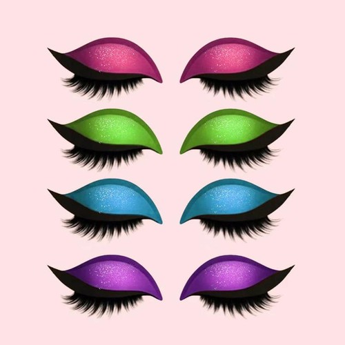 Lazy eye shadow - lazy,