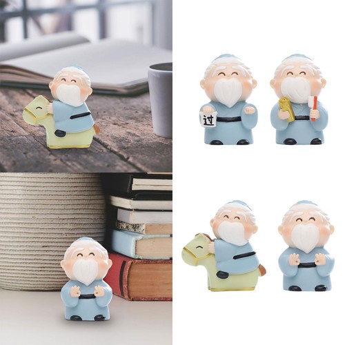 Miniature figurine confucius - figurine,
