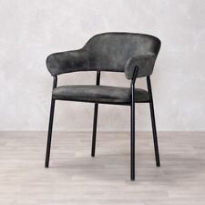 FOREST GREEN VELVET WATERPROOF COMMERCIAL RESTAURANT DINING CHAIR