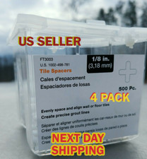 4 pk 1/8" tile Spacers 500 pc