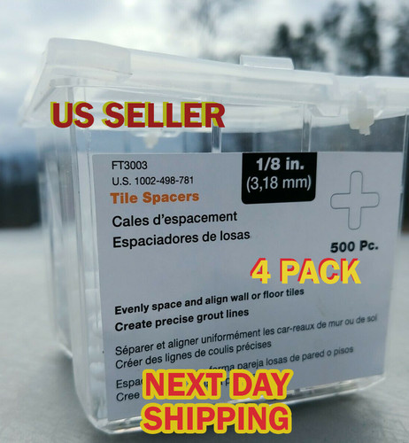 Tile spacers 500 pc - 4, 1/8"