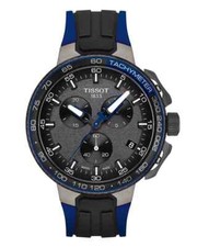 Tissot T-Race T111.417.37.441.06 Gray Dial Silicone Strap Men's Watch