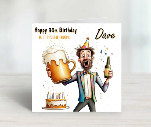 Personalised mens birthday - personalised,