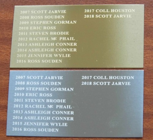 80x40mm annual trophy - annual,