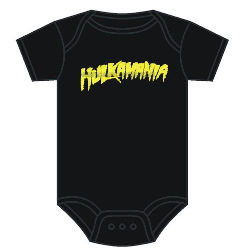 Hulkamania baby grow hulk - baby,