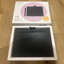 Wacom Intuos, Bluetooth Pen Tablet, wireless graphic drawing tablet, berry pink
