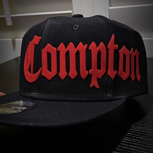Compton caps red custom - caps,