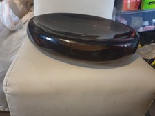 RARE Vintage IKEA Stockholm Brown Smoked Glass Centerpiece Bowl Console Bowl