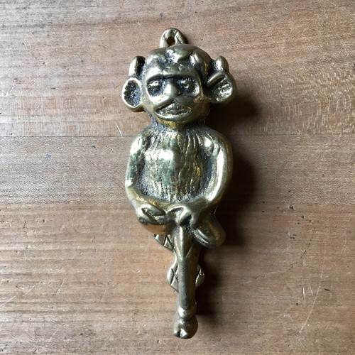 Vintage brass door knocker - brass,