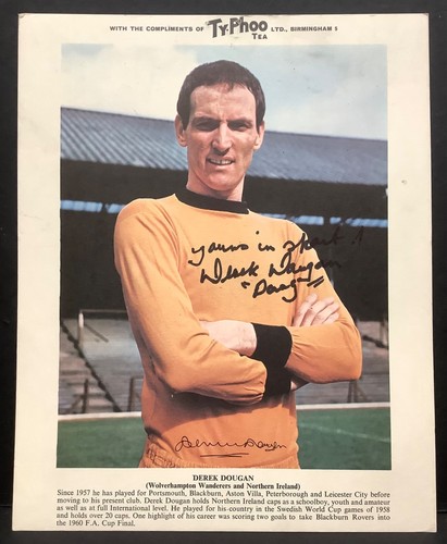 Derek dougan signed wolves - derek,