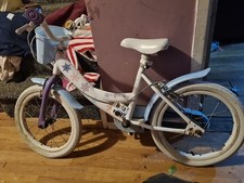 Original Frozen Girls Bike  In Fair Condition, With Basket.