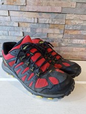 Merrell Gore-Tex Men's Trainers Size 10 Red Black Trail Running Shoe Accentor