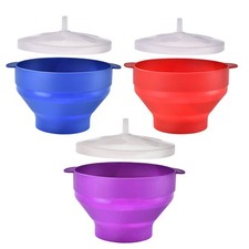 Microwave Popcorn Popper Heat-Resistant Microwave Popcorn Maker Popcorn Portable