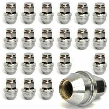 Ford Transit MK8 and Custom O.E style alloy wheel nuts. M14 x 1.5, 21mm Hex set