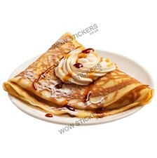 Crepe with Toffee Sauce &