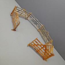 Vintage Metal Toy Farmyard Fences Rusty Original Patina 