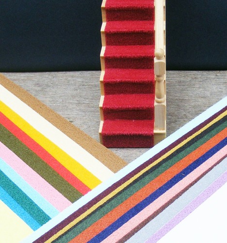 Dolls house stair carpet - house, self