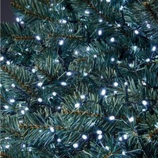 1000 Bright White LED Compact Lights Christmas In/Outdoor Xmas - Ex Display