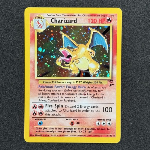 Charizard 130 holo bleed - charizard, 4/130