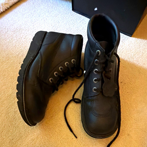Kickers ankle boots leather