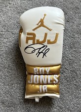 Roy Jones Jr Hand Signed Customised Boxing Glove with AFTAL COA & Photo Proof