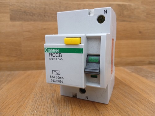 Crabtree 63a 30ma rccb - 30ma, rcd