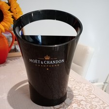 Large vintage MOËT & CHANDON French CHAMPAGNE ICE BUCKET or wine cooler, USED