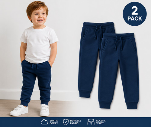 Boys 2 pack joggers - ex,