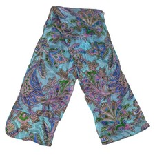 WHISTLES 100% Silk Scarf Blue