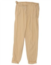 POLO RALPH LAUREN Mens Classic Pegged Suit Trousers W32 L30 Beige Cotton NL23