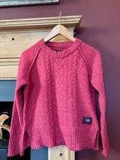 Superdry Womens Knit Jumper, Red, Size S