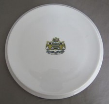 Crested China Victoria China Czechoslovakia Teapot Stand SALISBURY 7" Dia.