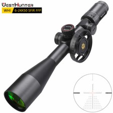 WESTHUNTER WHI 6-24X50 SFIR FFP Riflescope Big Parallax Wheel Illuminated Sights