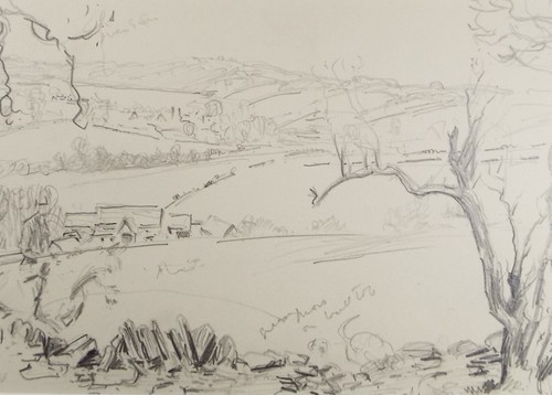 Original pencil sketch - pencil,