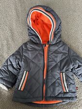 MINOTI/ BABALUNO QUILTED BABY JACKET WITH FLEECE LINING SIZES 0-3mths Worn Once