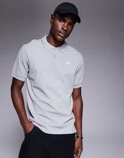 NEW NIKE Polo Shirt Men's Grey