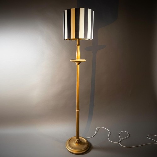 Vintage wooden gold - gold, floor