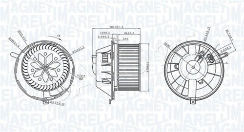 Interior blower marelli fits - interior,