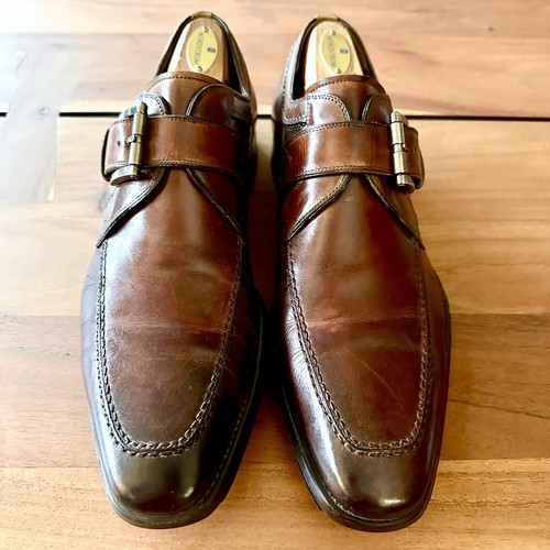Magnanni cognac leather monk - cognac,